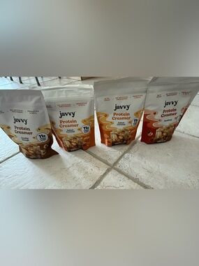 Javvy Protein Creamer Assorted Flavors 4 bags collagen protein creamer